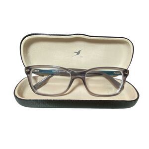 RAY-BAN RB5228 GreyPurple Eyeglasses Full Rim Rectangular 55-17 Frame Only +Case